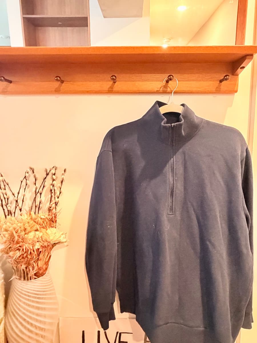Steady State Half Zip in True Navy