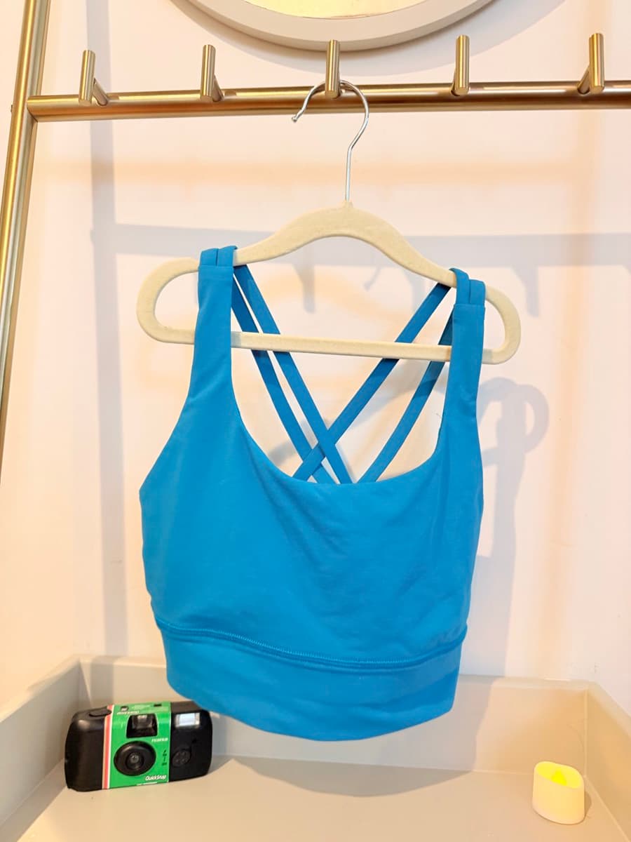 Energy Bra Longline in Poolside