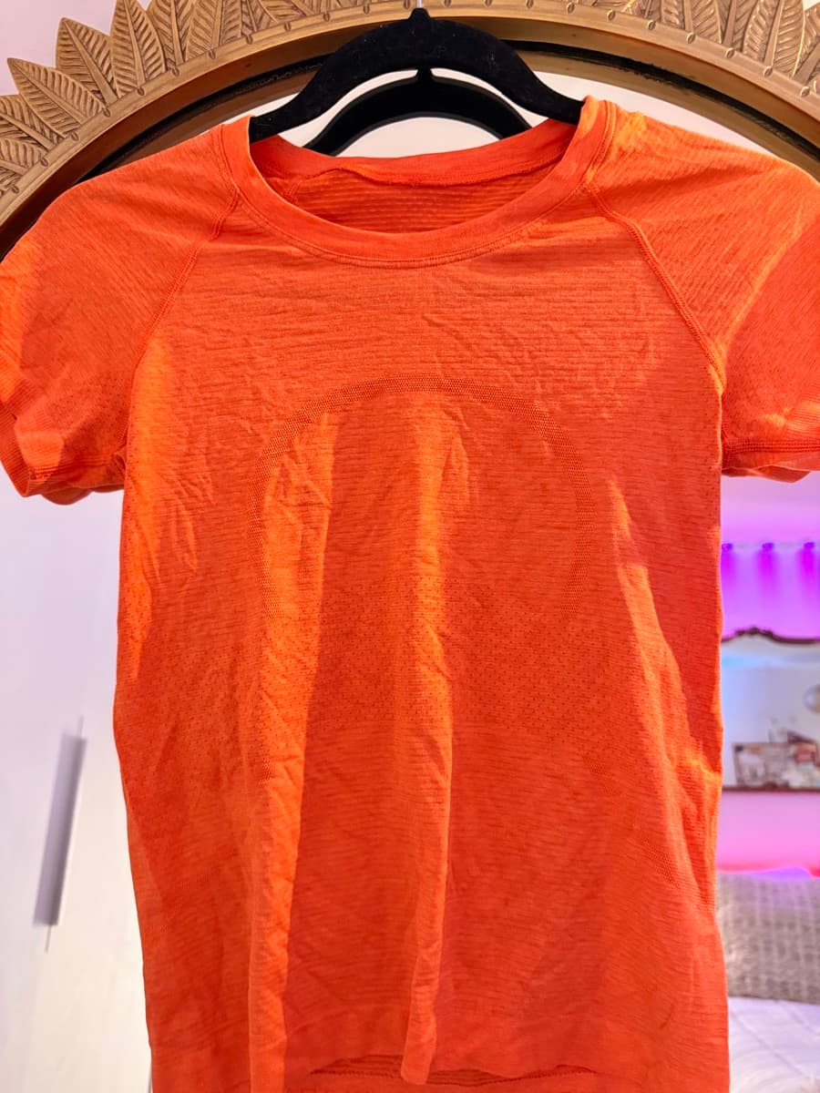 Swiftly Tech Short Sleeve in Orange