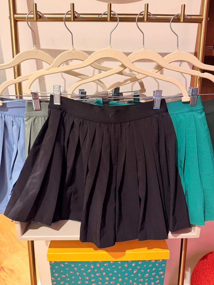High Rise Pleated Tennis Skirt in Multiple