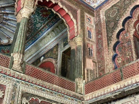 Looking along the upper gallery